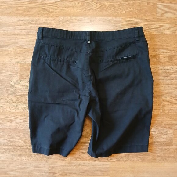 Preppy Modern Fit Chino Shorts Black Size 34 - Picture 4 of 5